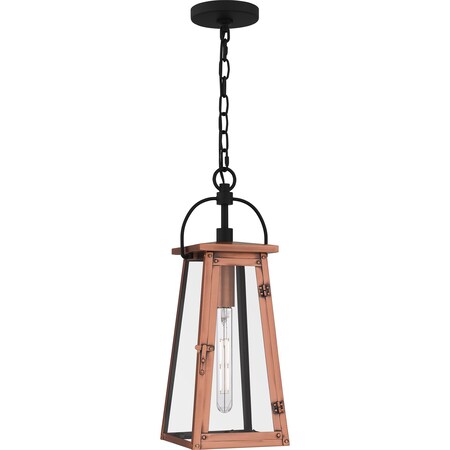 Quoizel Carolina Mini Pendant 1 Light Aged Copper CLN1507AC